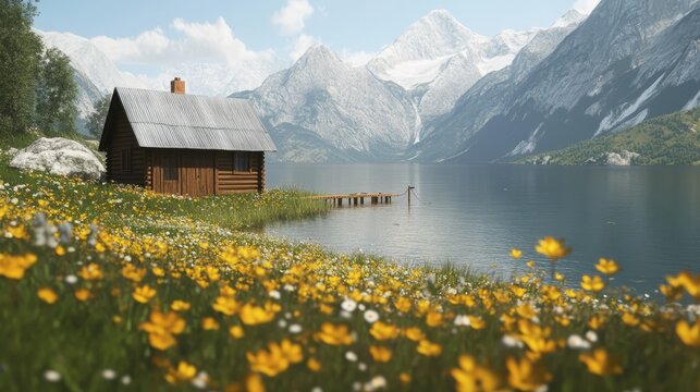 A small, handcrafted cabin in the mountains, away from it all. This tyding features the area&rsquo;s best mountains, meadows, and wildflowers.