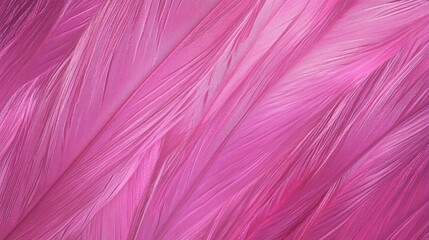 Fototapeta premium Pink Feather Background with Soft Pastel Feather Texture. Highlighting Softness and Aesthetic Patterns for Decorative Use.
