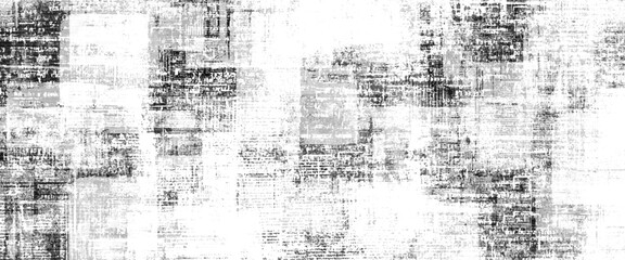 Vector vintage white and black old newspaper paper 