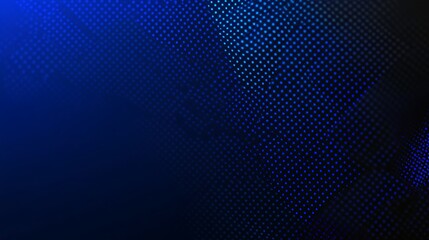 Abstract Blue Dots on a Gradient Background with a Perspective Depth Effect