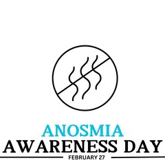 Obraz premium anosmia awareness day