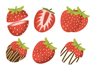 Strawberry Chovolate hand drawn