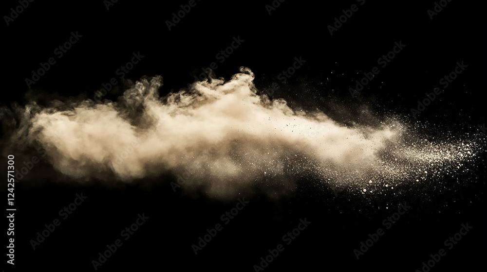 Canvas Prints abstract smoke on a dark background fog and mist effect on black background. smoke texture