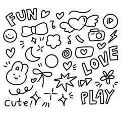 Doodle hand drawn illustration