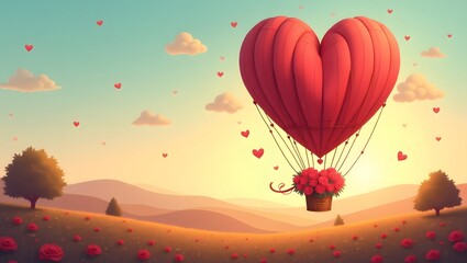 Fototapeta premium hot air balloon in the sky