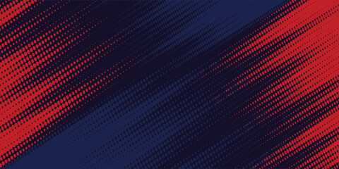 Abstract horizontal bright red and blue stripes background