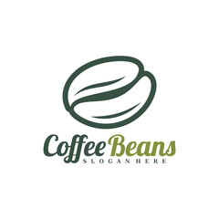 Coffee Beans logo design concept vector. Coffee Logo Design Template. Creative Symbol. Icon