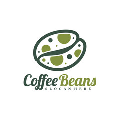 Coffee Beans logo design concept vector. Coffee Logo Design Template. Creative Symbol. Icon