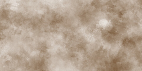 Abstract Background Texture Pattern with brown, old paper texture background with grunge texture polished clouds or smoke, Old brown paper parchment banner with distressed vintage grunge texture.