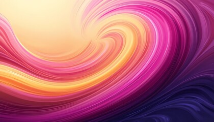 Fototapeta premium Abstract Swirling Pink Purple and Yellow Hues
