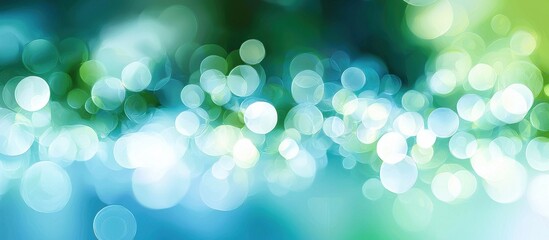 Obraz premium Vibrant and modern abstract art embodying tranquil shades of blue and green.