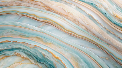 Sleek Marble Tray Set with Golden Accents