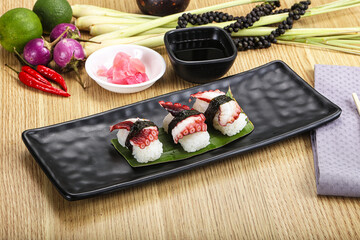 Japanese cuisine - sushi with octopus