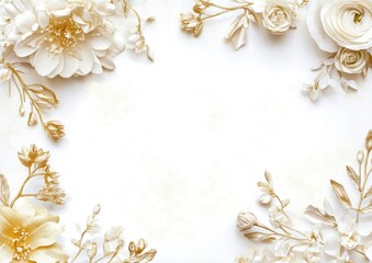 A festive New Year party invitation template with gold accents
