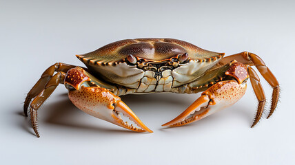 Crab Isolated on White Background

