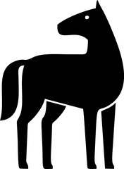 Animals Icon Black and White