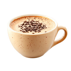 Obraz premium Cup of coffee isolated on transparent background