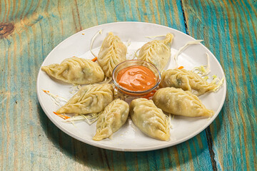 Tibetian cuisine - Momo stuffed dumplings