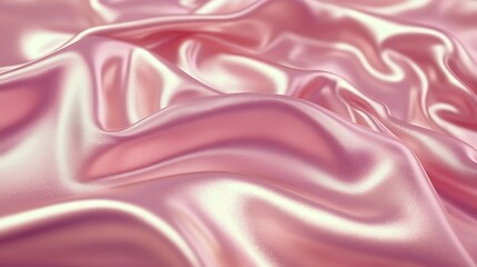 Fototapeta premium Pink silk fabric texture background