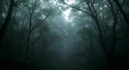 Obraz premium The Silent Enclave Generative AI