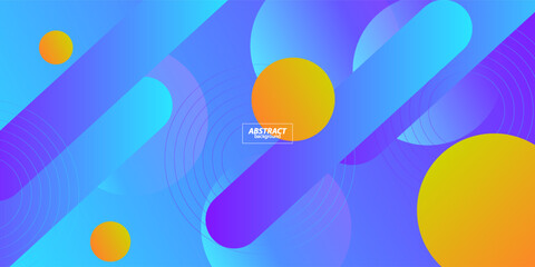 Abstract colorful blue and purple gradient illustration background with 3d view rectangle pattern. Dynamic and luxury design. Vector Eps10