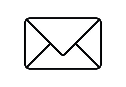 recommend clip art: Email Envelope Icon with Notification Badge for Digital Communication illustration
