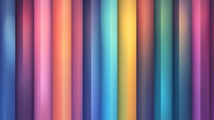 Obraz premium Colorful Vertical Gradient Stripes Background Design