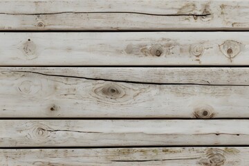 Naklejka premium White washed old wood background, wooden abstract texture. Generative AI