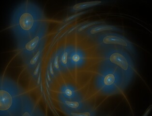 Imaginatory fractal abstract background Image