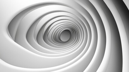 Obraz premium Abstract Conceptual Design of Spiraling Lines Connecting in a 3D Space