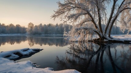Fototapeta premium sunrise in the forest