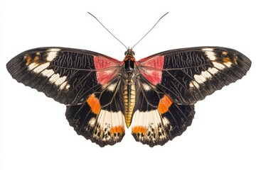 Naklejka premium Stunning Close-up of a Colorful Butterfly
