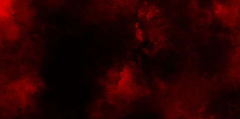 seamless red watercolor artist Mural wallpaper texture with stains, grainy and grunge red watercolor vector art background, Modern abstract red texture, Red Smoke Like Cloud Wave Effect On Black.