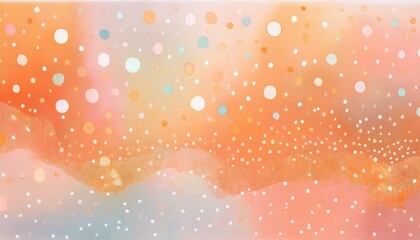 Fototapeta premium 明るくポップで抽象的な壁紙（オレンジ色）