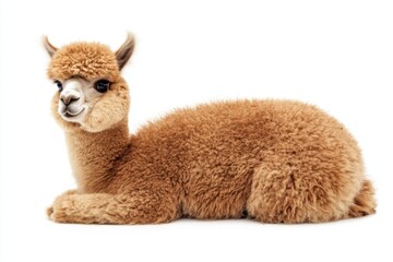 Adorable Alpaca Portrait