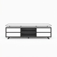 A modern TV stand.