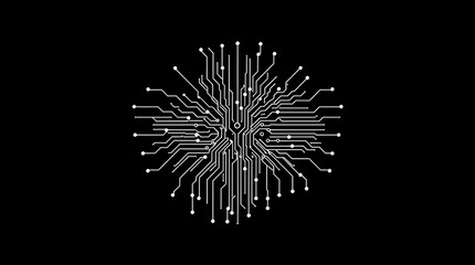 Circuit Board Illustration Concept