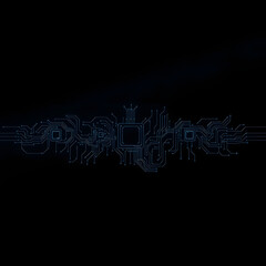 Circuit Board Illustration Concept