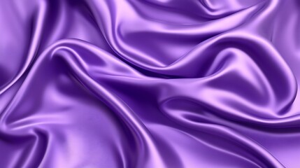 Obraz premium Purple silk fabric drapes, elegant background