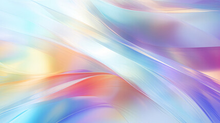 Obraz premium A painting of blurred rainbow light refraction texture, perfect for a festive card or display banner.