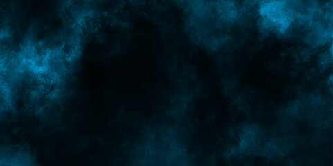 abstract blue watercolor painting textured on black grunge paper, grunge stained blue paper texture close up, Splash acrylic colorful blue grunge texture background.