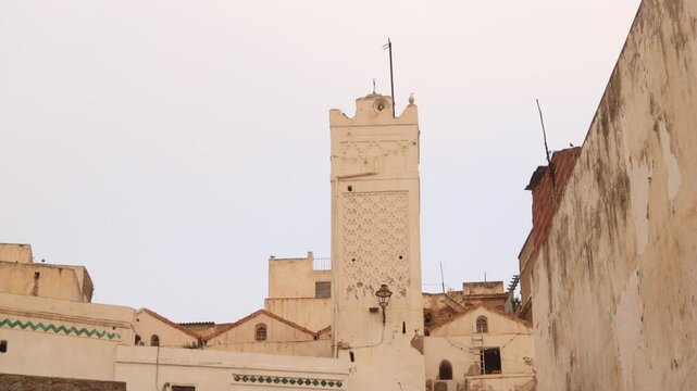 panoramic view of Djama&acirc; Sidi Ramdane Mosque part of the UNESCO World Heritage Site Casbah of Algiers