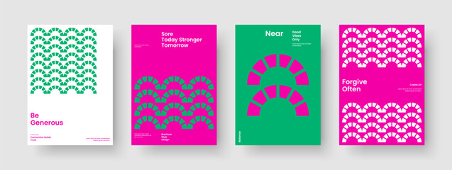Obraz premium Geometric Flyer Template. Isolated Report Design. Modern Book Cover Layout. Background. Brochure. Banner. Poster. Business Presentation. Notebook. Portfolio. Journal. Leaflet. Brand Identity