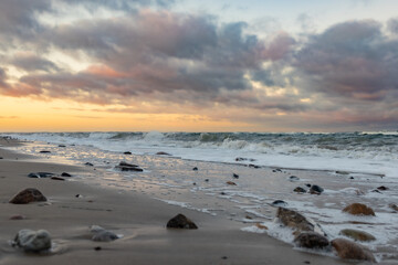 Sonnenuntergang am Strand