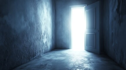 Obraz premium Room, door, light, hope, mystery, grunge, escape