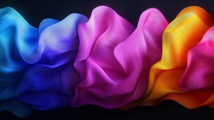 Fototapeta premium A cutting-edge time-series visualization uses radiant gradients to accentuate trends, making data exploration seamless.