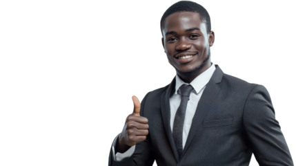 Professional young man giving thumbs up studio portrait photography positive vibe