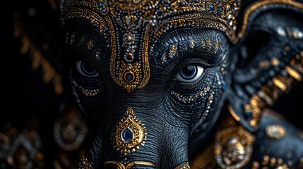 Obraz premium Divine Lord Ganesha Statue for Worship and Decoration