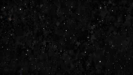 Black texture with micro-relief and glitter similar to the night sky with stars Generative AI