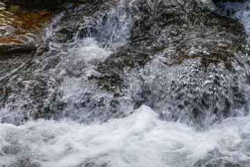 flowing stream in the valley